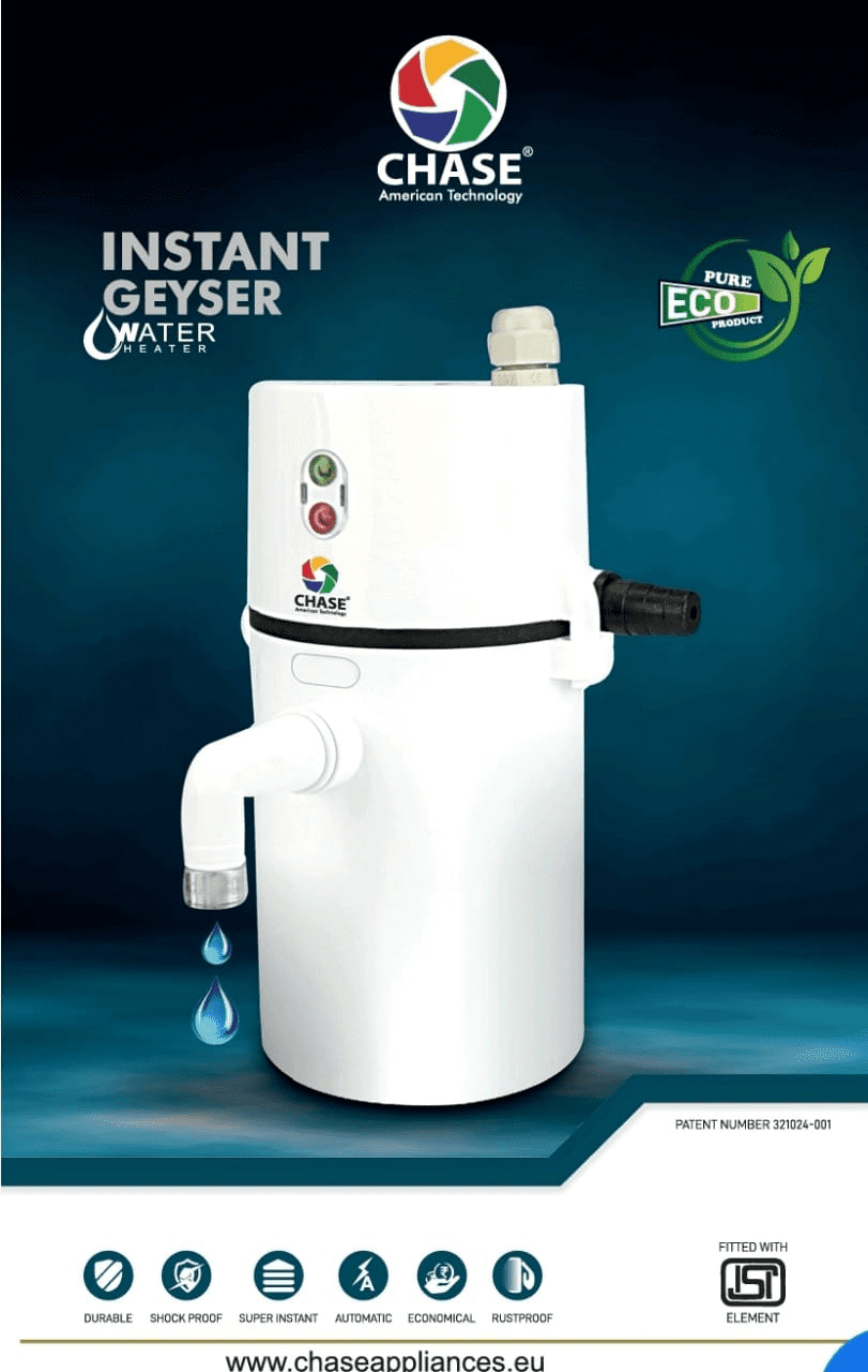 Chase Instant Geyser Water Heater - पाइन्छ.कम www.paainchha.com