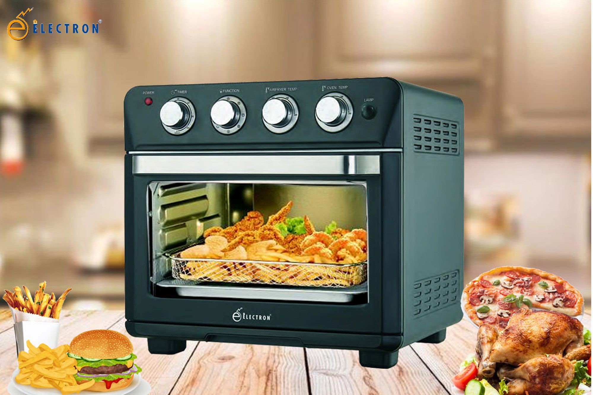 Electron 25 L Mechanical Airfryer Oven (ELVO-25AF)