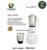 CHASE 500 Watt Mixture Grinder 2 Stainless Steel Jar