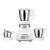 PANASONIC 600 WATTS 3 JARS MIXER GRINDER (CHILD LOCK, MX-AV325, MARBLE SILVER)
